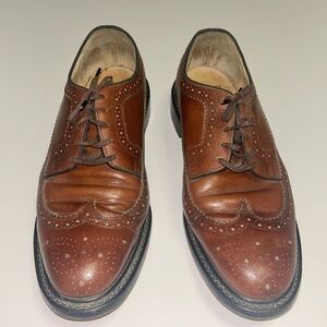 Sears Men's Tan Leather Oxfords